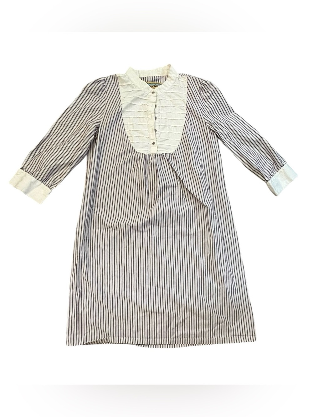 2007 Libertine x target Purple Striped Tuxedo Shirt Dress| Size: S